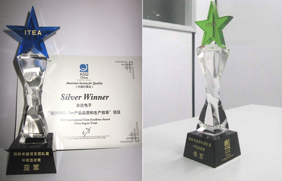 國(guó)際卓越項(xiàng)目團(tuán)隊(duì)獎(jiǎng)(ITEA)