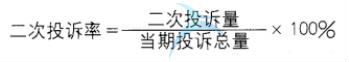 二次投訴率