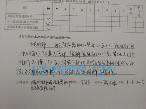 六西格瑪綠帶培訓(xùn)