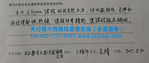 六西格瑪綠帶課程培訓(xùn) 六西格瑪綠帶課程培訓(xùn)