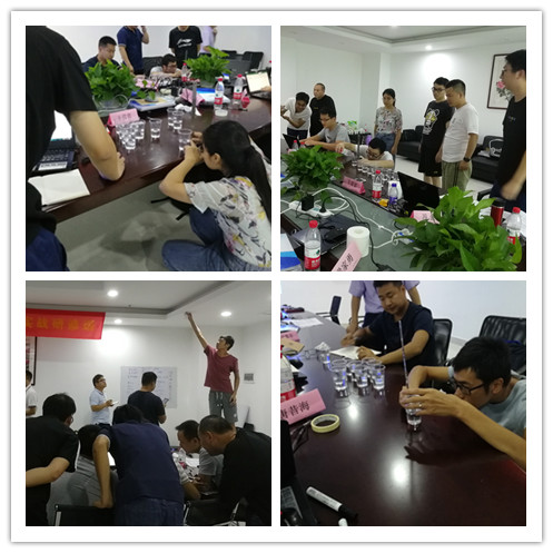 0918期六西格瑪綠帶實戰(zhàn)研修班學員們參與實驗操作